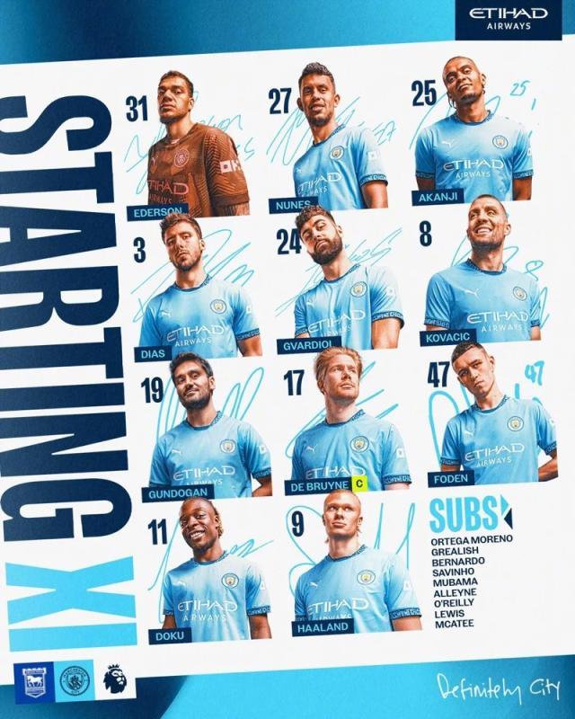 乐鱼官网-【英超】多点开花！曼城6球大胜伊普斯维奇！